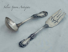 Load image into Gallery viewer, Two American sterling serving items, Burgundy pattern, Reed and Barton