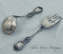 Load image into Gallery viewer, Two American sterling serving items, Burgundy pattern, Reed and Barton