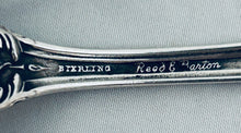 Load image into Gallery viewer, Two American sterling serving items, Burgundy pattern, Reed and Barton