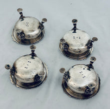 Load image into Gallery viewer, Set of four large English Georgian Salts, William Barret II, London, 1818