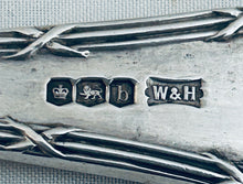 Load image into Gallery viewer, Setting for 12 English 'Ribbon and Reed' pattern, Mappin and Webb, Sheffield, 1919