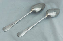 Load image into Gallery viewer, Pair of Georgian Scottish sterling tablespoons, Robert Keay, Edinburgh, 1802