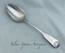Load image into Gallery viewer, Victorian Scottish sterling table spoon, WM, Edinburgh, 1873