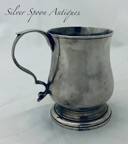 Small Georgian Sterling Mug, London, 1784