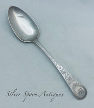 Load image into Gallery viewer, Channel Islands Sterling Spoon, TDG/JLG, Jersey, 1830-1846
