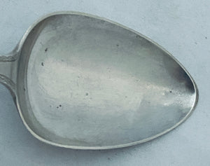 Channel Islands Sterling Spoon, TDG/JLG, Jersey, 1830-1846