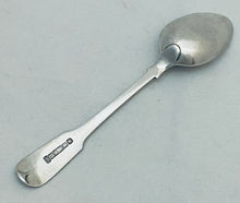 Load image into Gallery viewer, British Colonial Fiddle Pattern Teaspoon, Charles Catton, Gibraltar, c.1830-45