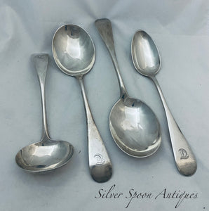 American Silver Serving Set, Crosby, Hennewell & Morse, Boston, c.1860s