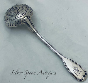 Large French 950 Standard Sifter Spoon, 1819-1838