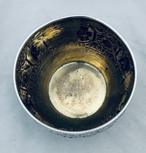 Load image into Gallery viewer, Quality English Sterling Chinoiserie Bowl, Hunt &amp; Roskell, London, 1877