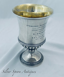 Georgian Trophy Cup, later RAF inscription (1921), Joseph Angell I, London, 1822