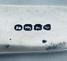 Load image into Gallery viewer, Georgian Sterling Asparagus Tongs, William Chawner, London, 1821