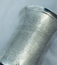 Load image into Gallery viewer, Large French Silver Beaker, 1819-1838
