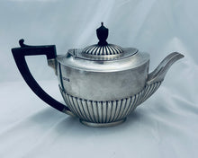 Load image into Gallery viewer, Four Piece English Sterling Silver Tea &amp; Coffee Set, Charles Boyton &amp; Son Ltd, London, 1913