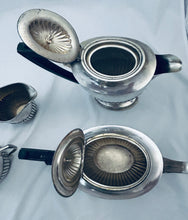 Load image into Gallery viewer, Four Piece English Sterling Silver Tea &amp; Coffee Set, Charles Boyton &amp; Son Ltd, London, 1913