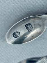 Load image into Gallery viewer, English Sterling Bright Cut Tongs, Rare incuse mark, Thomas Northcote, London, c.1785