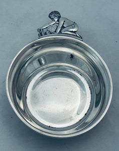 American sterling child's bowl/porringer, Revere Silversmiths, c.1930s