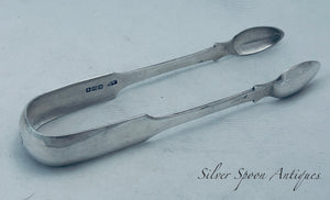 Scottish Provincial Sugar Tongs, Alexander Cameron, Dundee, 1818-1849