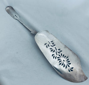 Indian Colonial Silver Fish Slice, Twentyman and Co, Calcutta, 1836-1853