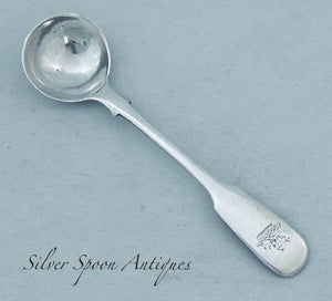 Indian Colonial Salt Spoon, Hamilton & Co, Calcutta, c.1850s-70s