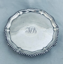 Load image into Gallery viewer, Georgian Sterling Card Tray. Ebenezer Croker, London, 1770