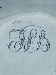 Georgian Sterling Card Tray. Ebenezer Croker, London, 1770
