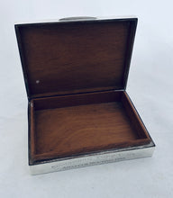 Load image into Gallery viewer, English Sterling Singapore Racing Cigarette Box, Adie Brothers, Birmingham, 1955