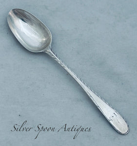 Irish Provincial Feather-Edge Teaspoon, Carden Terry, Cork, c.1770s