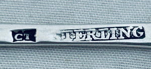 Irish Provincial Feather-Edge Teaspoon, Carden Terry, Cork, c.1770s