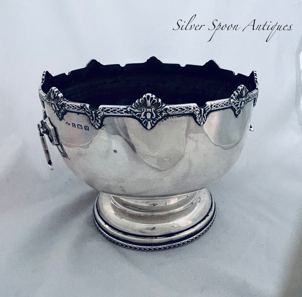 English Sterling Mini-Monteith Bowl, Birmingham, 1936