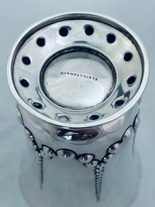 Victorian English Sterling Beaker, Elkington & Co, Birmingham, 1885
