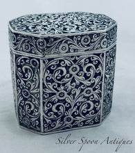 Load image into Gallery viewer, Indian silver tea caddy, Cutch, c.1900