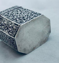 Load image into Gallery viewer, Indian silver tea caddy, Cutch, c.1900