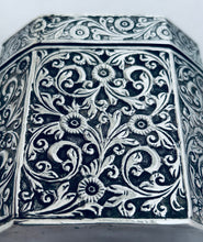 Load image into Gallery viewer, Indian silver tea caddy, Cutch, c.1900