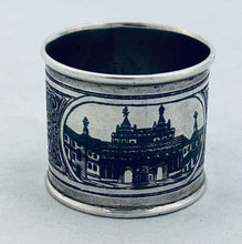Load image into Gallery viewer, Russian Niello and Silver Serviette Ring, 1875