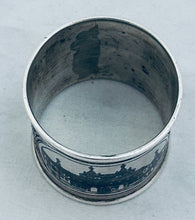 Load image into Gallery viewer, Russian Niello and Silver Serviette Ring, 1875