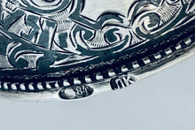 Load image into Gallery viewer, Russian silver and niello serviette ring, c.1908-1918