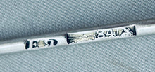 Load image into Gallery viewer, Rare pair of Russian silver and niello teaspoons, 1800s