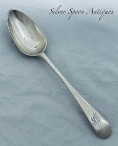 English Provincial Sterling Tablespoon, John Langlands, Newcastle, 1776