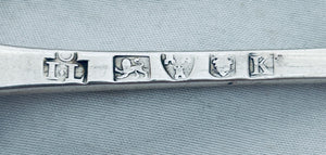 English Provincial Sterling Tablespoon, John Langlands, Newcastle, 1776