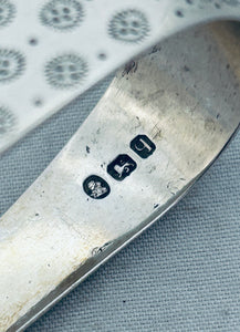 Georgian Sterling Silver Sugar Tongs,