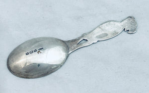 Cute Art Deco Sterling Caddy/Child's Spoon, William Adams, Birmingham, 1931
