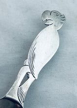 Load image into Gallery viewer, Cute Art Deco Sterling Caddy/Child&#39;s Spoon, William Adams, Birmingham, 1931