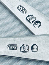 Load image into Gallery viewer, Pair of Scottish sterling bright-cut teaspoons, William Auld, Edinburgh, c.1800