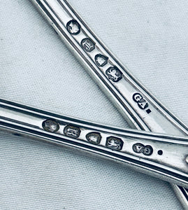 Pair of Kings Pattern Tablespoons, London, Chawner and Co, 1845/1846