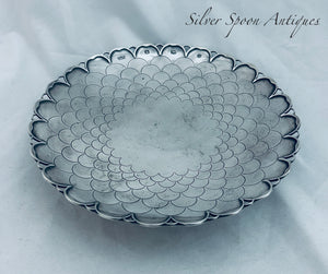 MCM English Sterling Footed Dish, Mappin and Webb, Sheffield, 1959