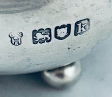 Load image into Gallery viewer, English sterling silver sugar bowl, C S Harris &amp; Sons Ltd, London, 1905