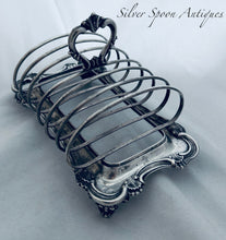 Load image into Gallery viewer, Early Victorian six slice sterling toast rack, John &amp; Edward Edwards, London, 1840