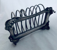 Load image into Gallery viewer, Early Victorian six slice sterling toast rack, John &amp; Edward Edwards, London, 1840