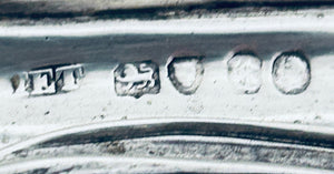 Early Victorian six slice sterling toast rack, John & Edward Edwards, London, 1840